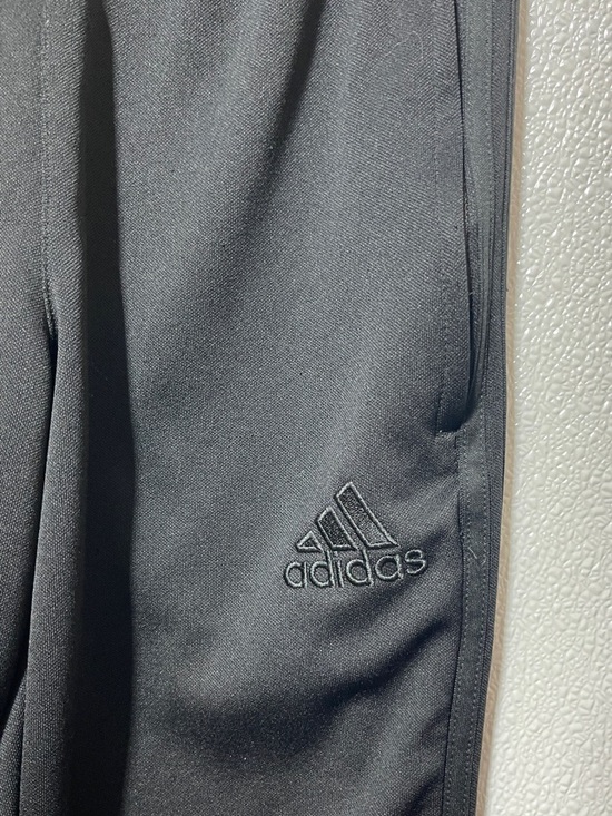 adidas Black Men's Performance Joggers with Zippered Pockets - Picture 3 of 6
